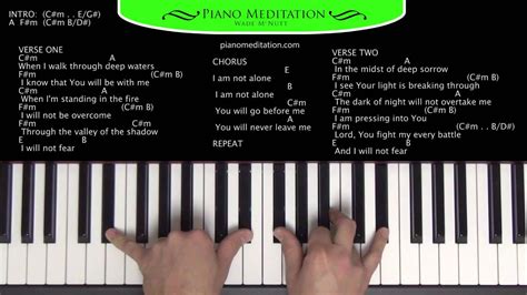 B i am not alone. I Am Not Alone - Kari Jobe - How to Play on the Piano | E ...