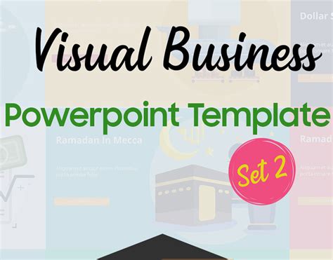 Szablon Programu Powerpoint Visual Business Set 2
