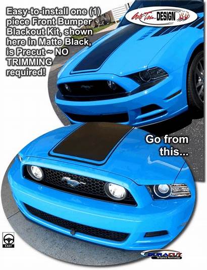 Kit Bumper Mustang Blackout Ford Trim Atd