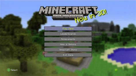 Minecraft Menu Chuck Lorre Vanity Cards Minecraft Xbox Live