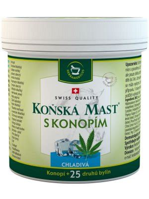 Herbamedicus Koňská mast s konopím chladivá 250 ml cena od ...