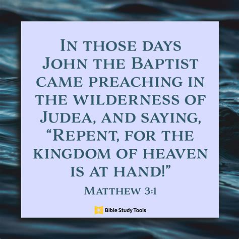 If John The Baptist Were Alive Today Matthew 31 Your Daily Bible