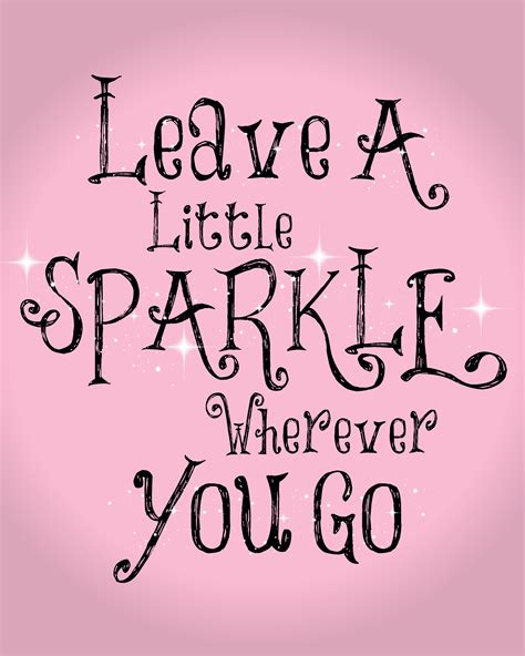 Pink Sparkle Quote Momistabeginnings