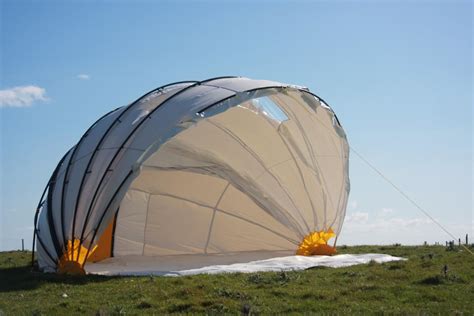 Mollusc Dome Tent Flips Open To Function As A Scenic Sunshade