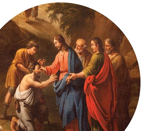 Healing The Blind Man Liturgical Seasons Miracles Of Jesus Christian