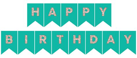Best Happy Birthday Printable Banners Signs PDF For Free At Printablee