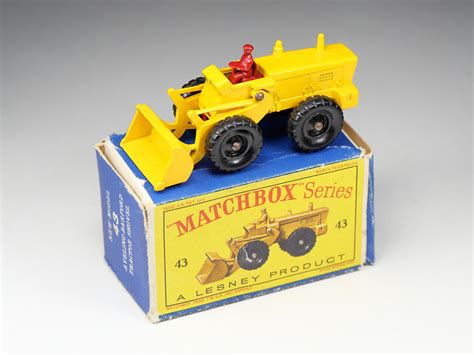 Matchbox 43 Aveling Barford Shovel Tractor En Boite Bricabock