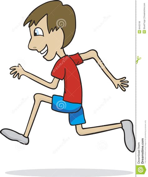 Boy Running Stock Vector Illustration Of Success