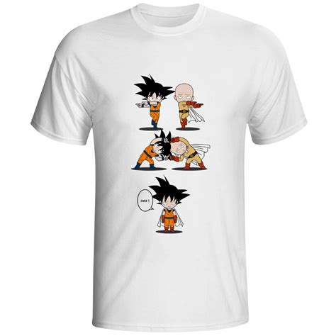Maybe you would like to learn more about one of these? One Punch Saiyan T Shirt Original Novelty Anime Design T shirt Dragon Ball Crossover One Punch ...