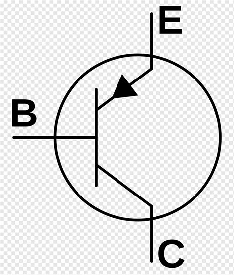 Transistor de junção bipolar de NPN tranzistor de PNP Símbolo eletrônico bipolar ângulo