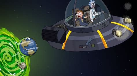 Rick And Morty Portal Wallpapers Wallpaperboat