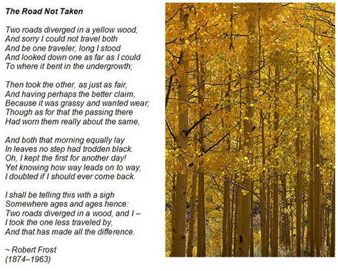 Robert Frost The Road Not Taken