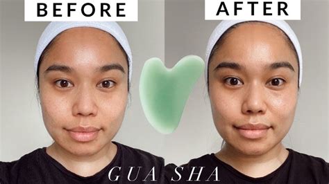Does The Gua Sha Really Work Before And After Results L Sasha Colina Youtube