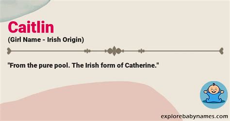 Caitlin Name Meaning Origin Pronunciation And Ranking