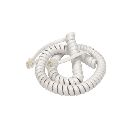 Coiled Telephone Handset Cord 88bcd 1 Cables Direct