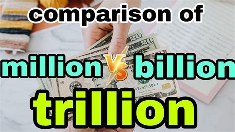 Million Vs Billion Vs Trillion Million Billion Youtube