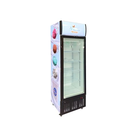 Lsd Upright Display Freezing Ice Cream Glass Door Showcase Freezer