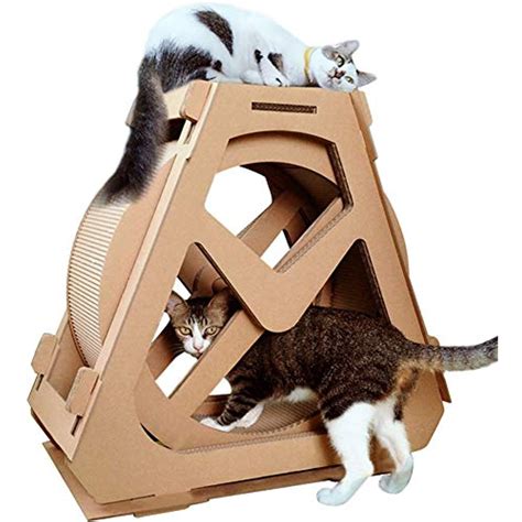 Creation Core Multi Level Cat Scratcher Board Ferris Wheel Shaped Toy