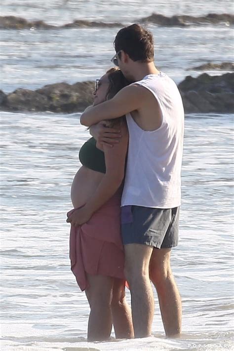 Hilary Duff Pregnant In A Bikini Pictures August 2018 Popsugar