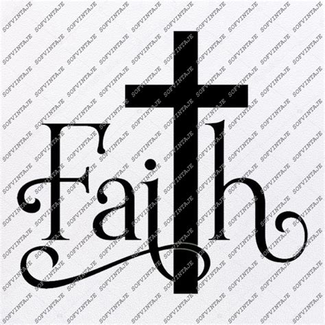 Faith Cross Svg File Svg Images Collections
