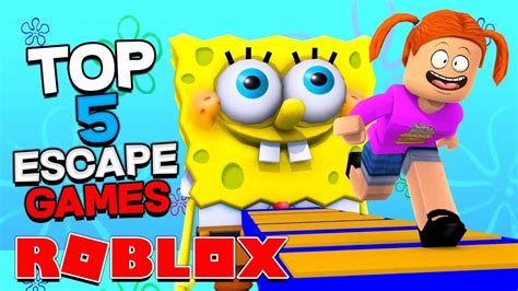 Top 5 Roblox Escape Games Youtube