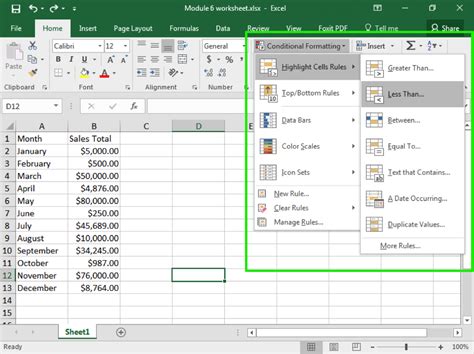 Formatting In Excel Riset