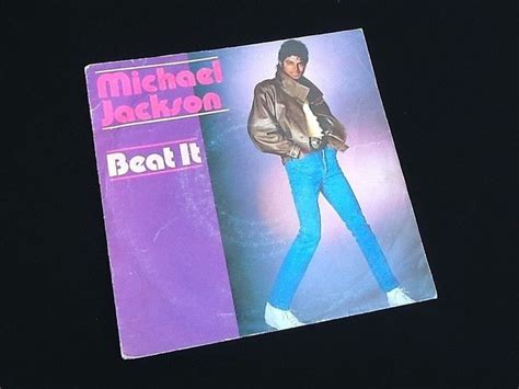 Vinyle 45 Tours Michael Jackson Beat It 1982 Michael Jackson
