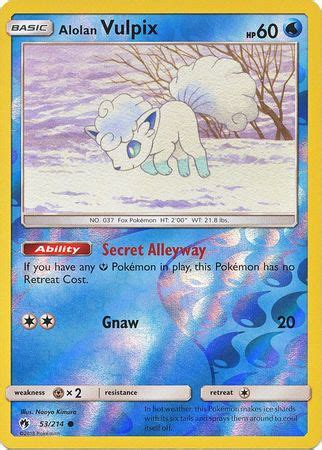 We did not find results for: Alolan Vulpix - 53/214 - Common - Reverse Holo - Pokemon Singles » Sun & Moon: Lost Thunder ...