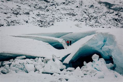 Explorers Atop Ice Caves At Alaskas Byron Glacier Smithsonian Photo