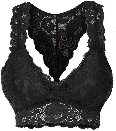 Womens Sexy Lace Bralette Bustier Breathable Crop Top Lace Bra Lace