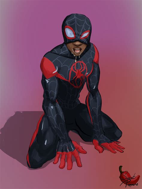 rule 34 cum cum in mouth cum on face gay gay sex marvel marvel comics miles morales nsfw