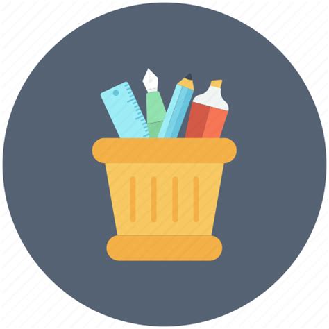 Pen box, pencil container, pencil holder, pencil jar, stationery icon icon - Download on Iconfinder