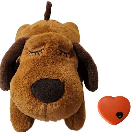 Heartbeat Dog Toy For Puppy Heartbeat Stuffed Animal Squeaky Toy Dogs