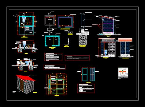 Dry Latrine Dwg Section For Autocad • Designs Cad