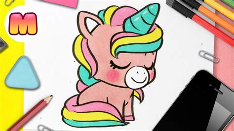 Kawai Dibujos Faciles De Unicornios Unicornios Para Dibujar Como