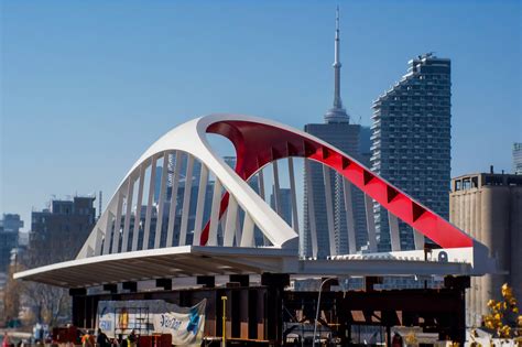 Torontos Famous New Bridge Has Finally Made It Home