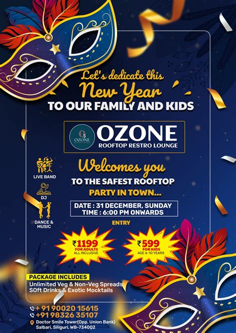 Join In For Your New Year S Ozone Restro Lounge