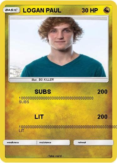 Maybe you would like to learn more about one of these? Pokémon LOGAN PAUL 26 26 - SUBS - My Pokemon Card