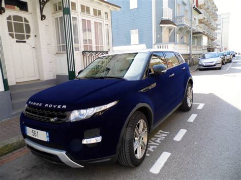 Overkill Dark Blue Velvet Range Rover Evoque In France Gtspirit
