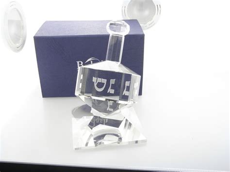 Badash Crystal Dreidel Figurine On Stand 5 Inch Brand New Boxed