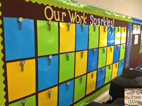 Fun And Colorful Way To Display Student Work Displaying Student Work