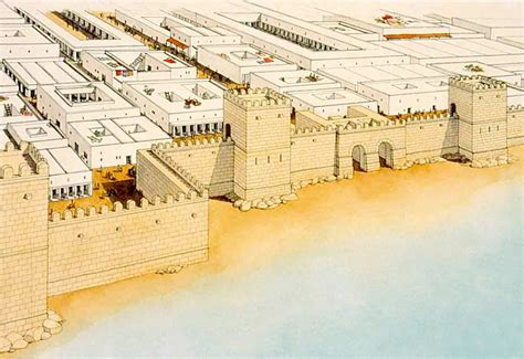 Tunisia Punic Carthago Carthage Walls Of The Sea Carthage