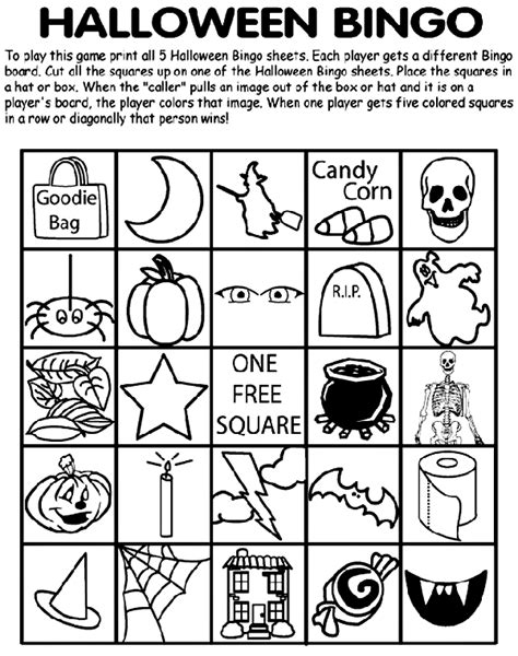 This collection of coloring pages feature adorable versions of everyone's favorite halloween characters. Halloween Bingo No.2 Coloring Page | crayola.com