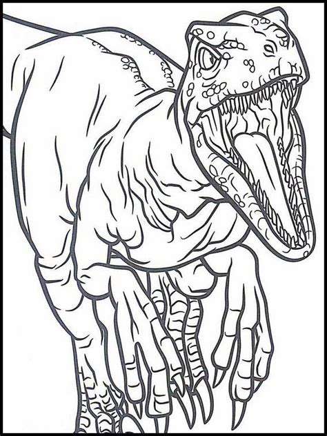 Dibujos Faciles Para Dibujar Colorear Y Pintar Jurassic World En