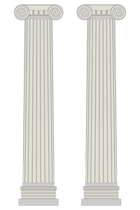 5 Pillars Clip Art