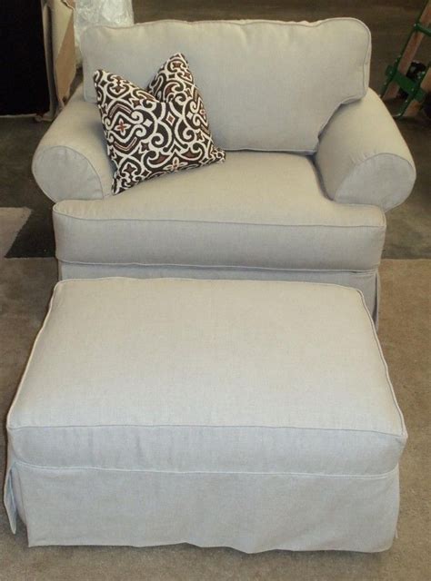 Get 5% in rewards with club o! White Chair And A Half Slipcover With Ottoman And Pillow ...
