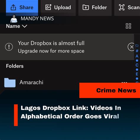 Lagos Dropbox Link Videos In Alphabetical Order Goes Viral