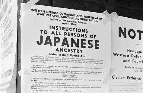 Japanese Americans Exiled To Prison Camps 80 Years Ago By Fdrs Executive Order 9066