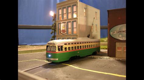 Ho Scale Ptc Pcc Streetcar Hd Youtube