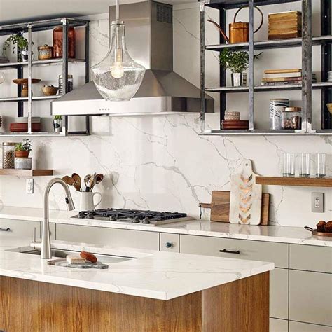 Fresh Design Ideas Modern Backsplashes Featuring Quartz Quartz